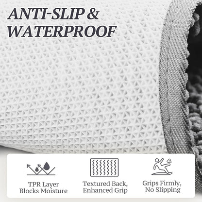 Dog Door Mat Absorpmax Dog Mat for Muddy Paw, 31 × 20", Grey