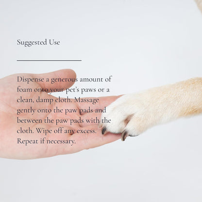 Paw Protéct 3-In-1 Foam Cleanser | Dog Paws Cleaner for Daily Use | Pet Paw Cleaner for Dogs – No-Rinse Paw Cleaner for Dogs & Puppies