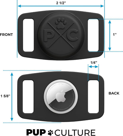 Airtag Dog Collar | Durable & Protective Holder - Track Your Pet Using Apple Technology - for Dogs and Cats