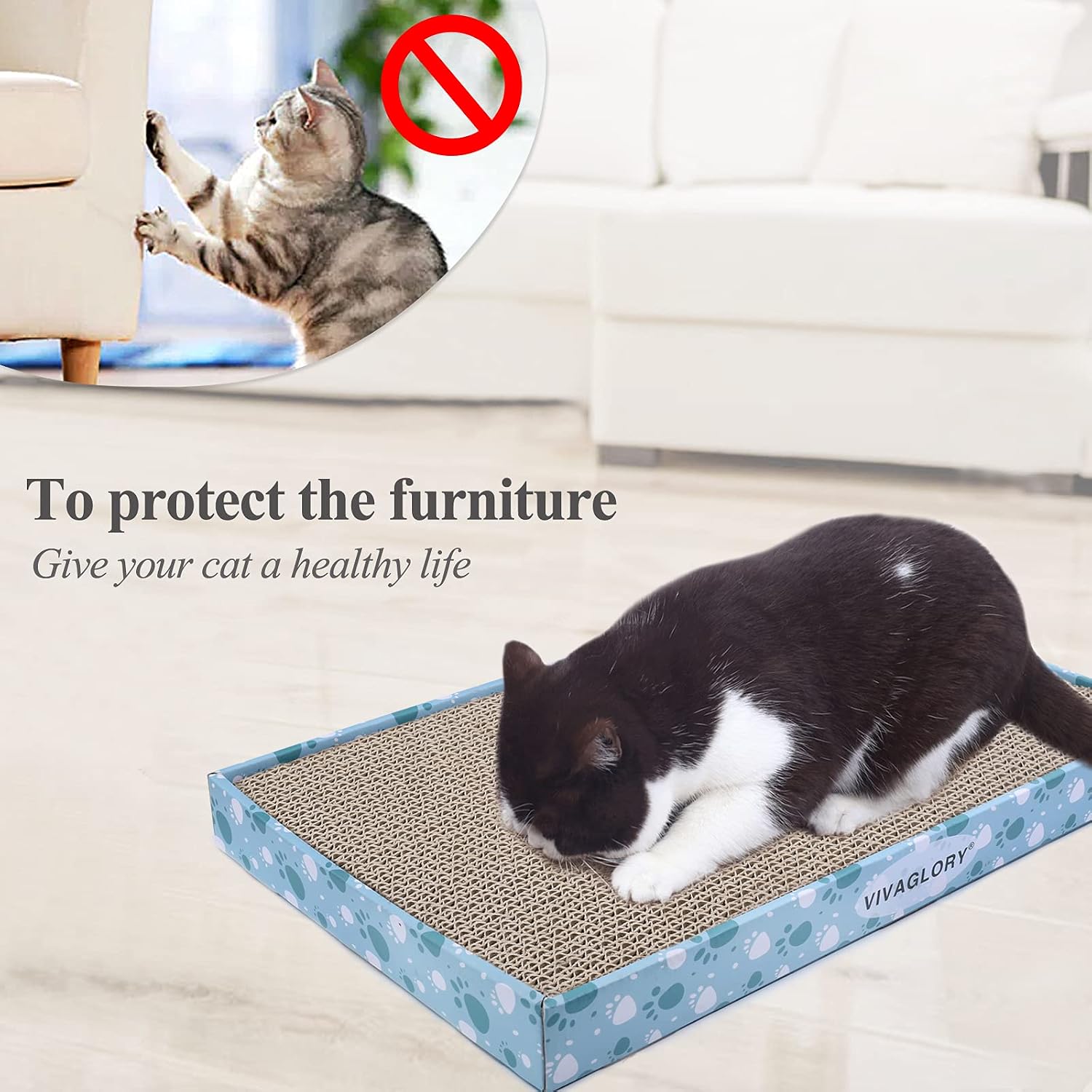 Cat Scratcher Padpal Cat Scratching Board, Extra Wide, 3Pack