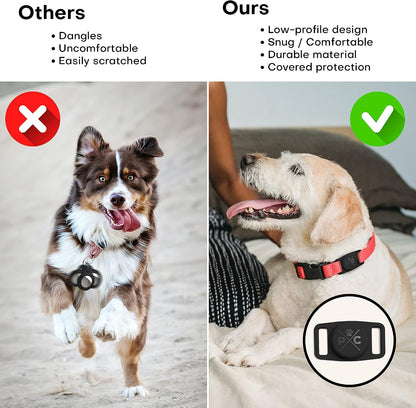 Airtag Dog Collar | Durable & Protective Holder - Track Your Pet Using Apple Technology - for Dogs and Cats