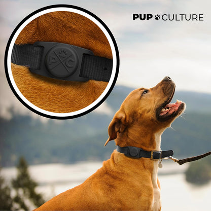 Airtag Dog Collar | Durable & Protective Holder - Track Your Pet Using Apple Technology - for Dogs and Cats