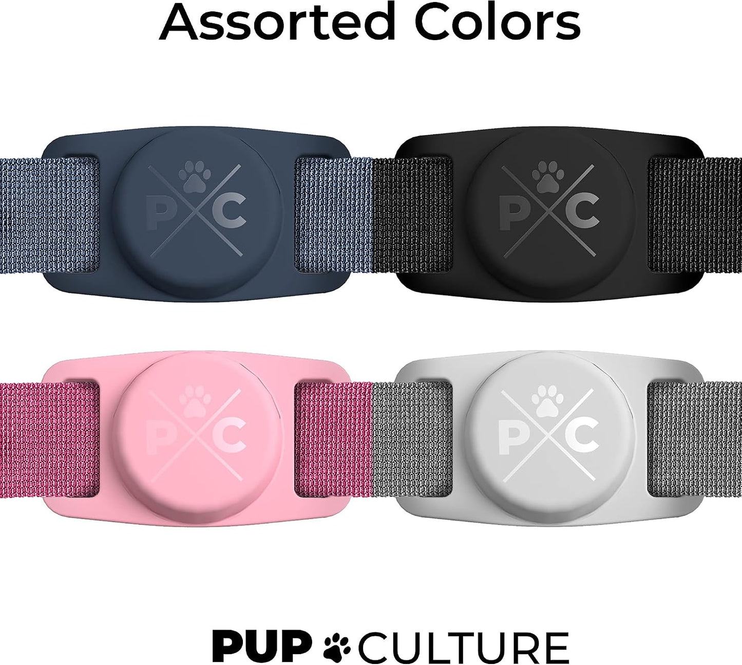 Airtag Dog Collar | Durable & Protective Holder - Track Your Pet Using Apple Technology - for Dogs and Cats